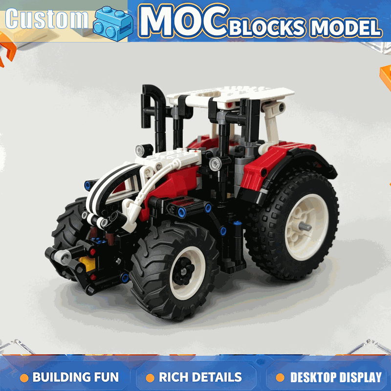 Agriculture Farming Education - 569PCS Farm Tractor Building Block Detailed