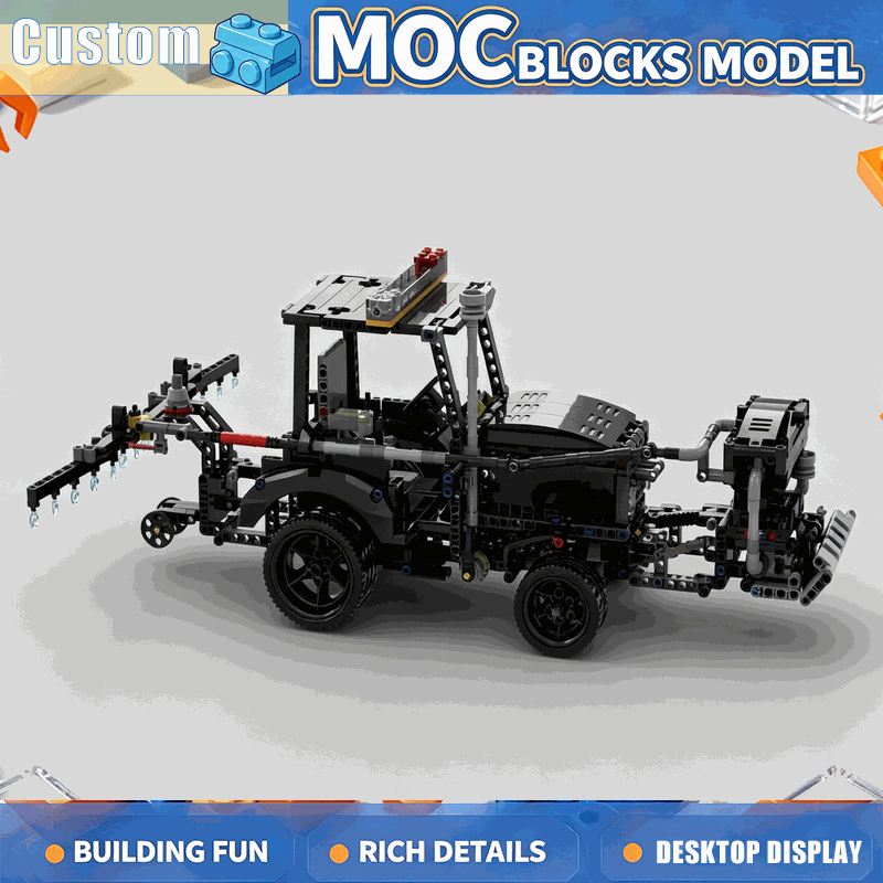 1326PCS Farm Tractor MOC Build - Agriculture Farming Education 评论和价格