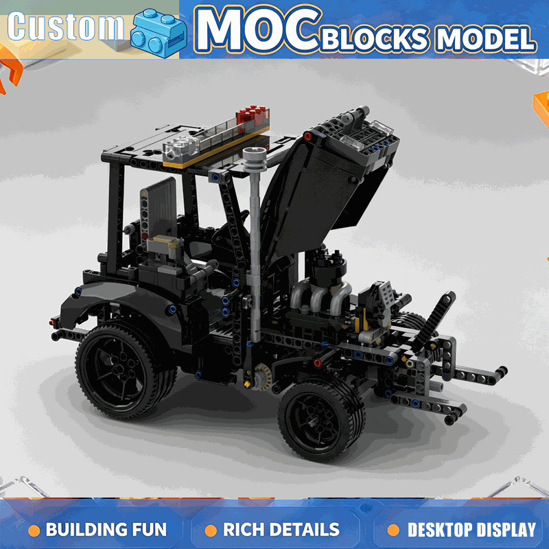 1326PCS Farm Tractor MOC Build - Agriculture Farming Education 评论和价格